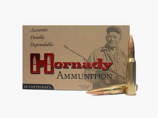 Hornady Custom 7,62x54 R 174GR BTHP Match 20 Patronen