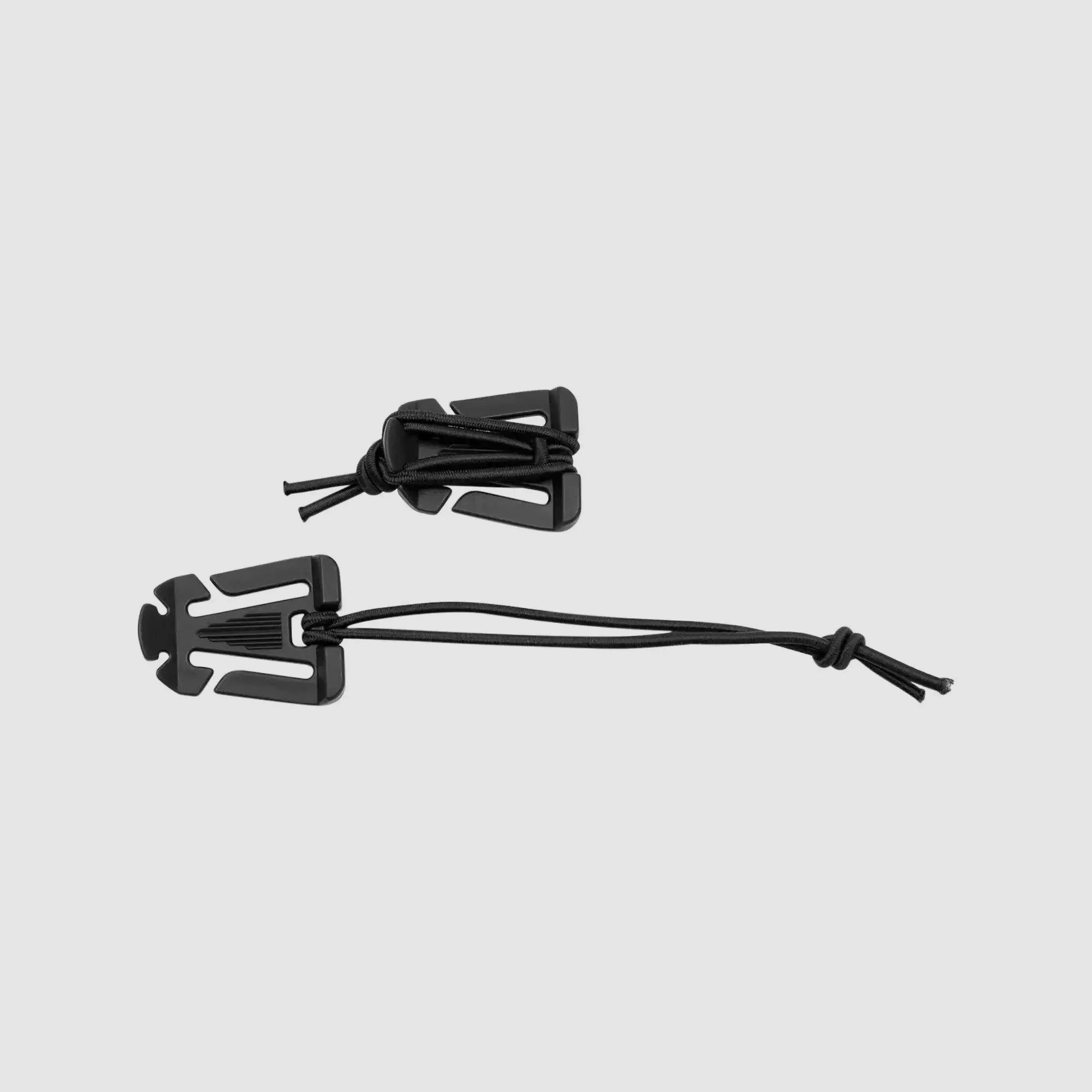 MFH MFH Clip with rubber band Molle 2-pack - Black