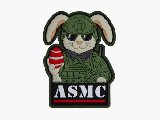 ASMC Parche de Goma 3D Pascua