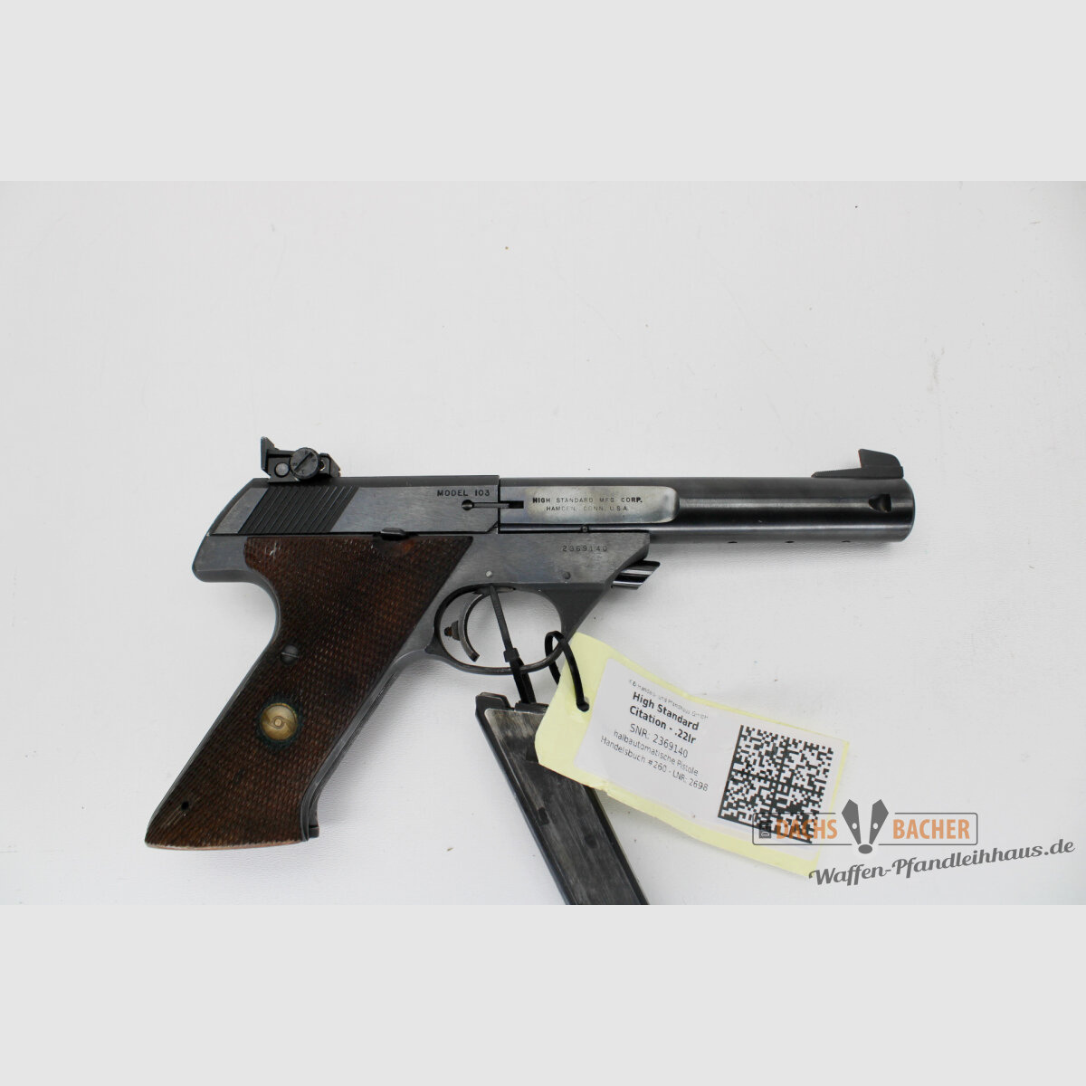 Pistola High-Standard Supermatic Citation Cal .22lfB