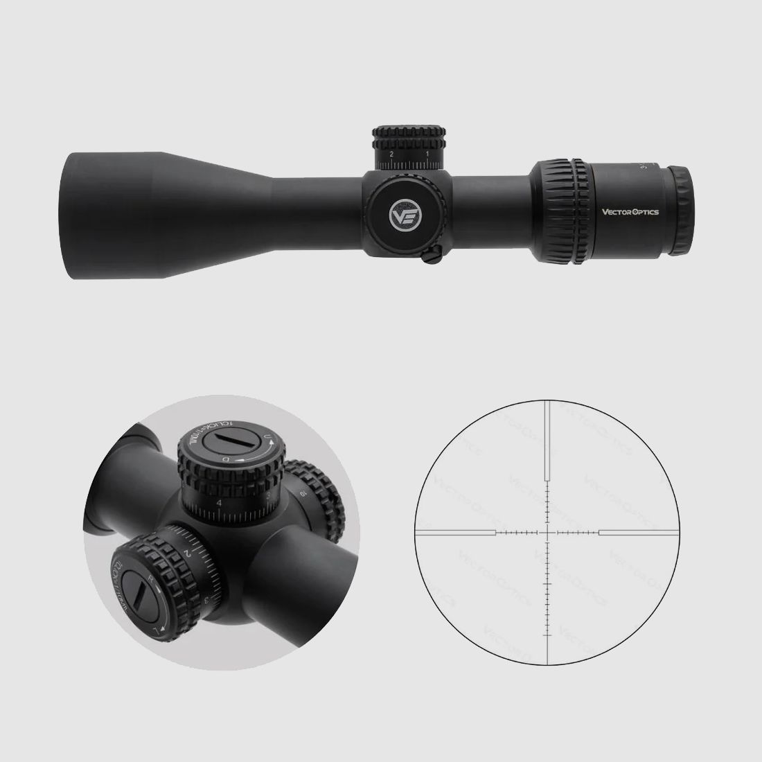 VectorOptics Zielfernrohr SCOM-24 Veyron 3-12x44 SFP