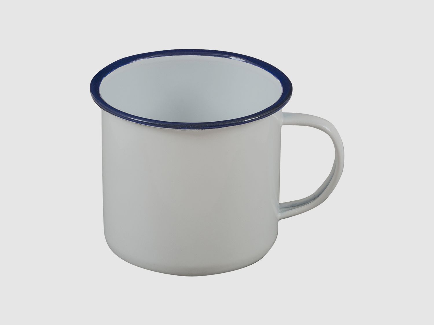 Highlander Emaille Tasse Vintage 560ml Weiß