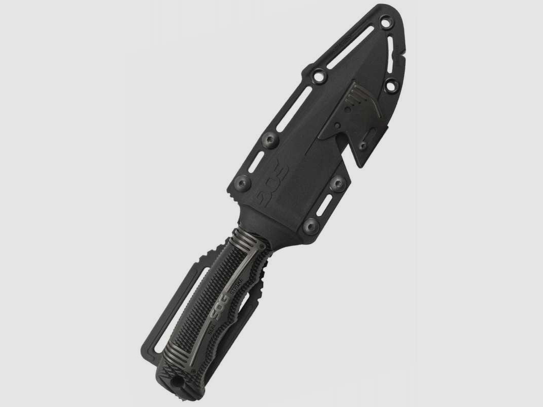 SOG Seal Strike Feststehendes Messer Schwarz AUS-8
