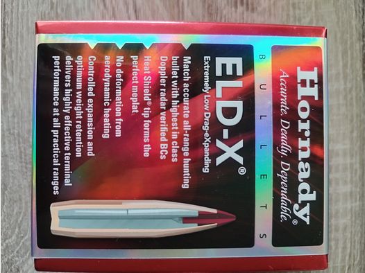 .308/ 7,62/ .30cal/ .300WinMag Hornady Jagd/Matchgeschosse - Geschosse ELD-X 200gr 