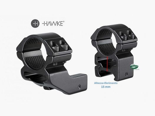 HAWKE Weaver-Ringe 30 mm ALTI mit Verlängerung 0.25 22126