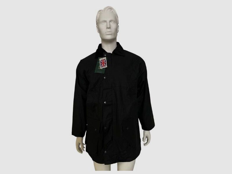 Original englische Wachsjacke in schwarz, Bild 1 von 4