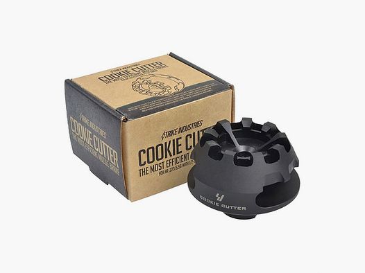 STRIKE INDUSTRIES AR-15 COOKIE CUTTER COMP .223 1/2-28 BLACK