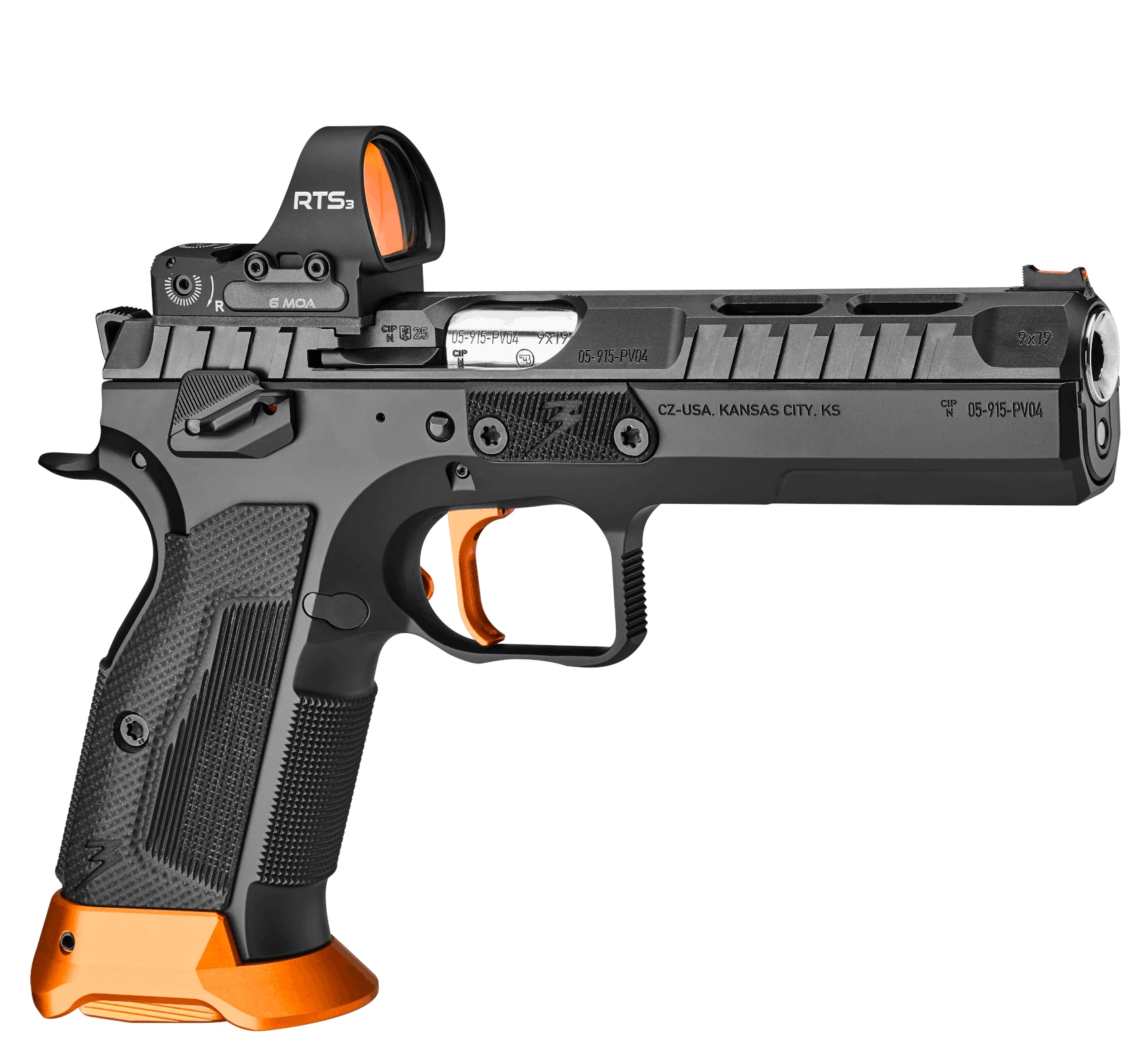 Pistolet CZ TS 3 Orange OR kal.9x19mm, zdjęcie 5 z 7