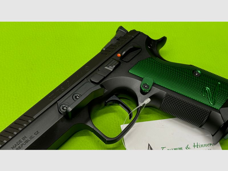 CZ TS 2 Racing Green 9mm Luger - halbautomatische Pistole - Neuwaffe