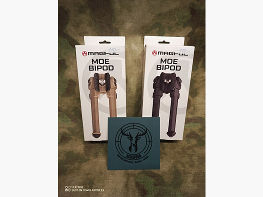 MAGPUL MOE-Bipod für Riemenbügelöse Schwarz und FDE