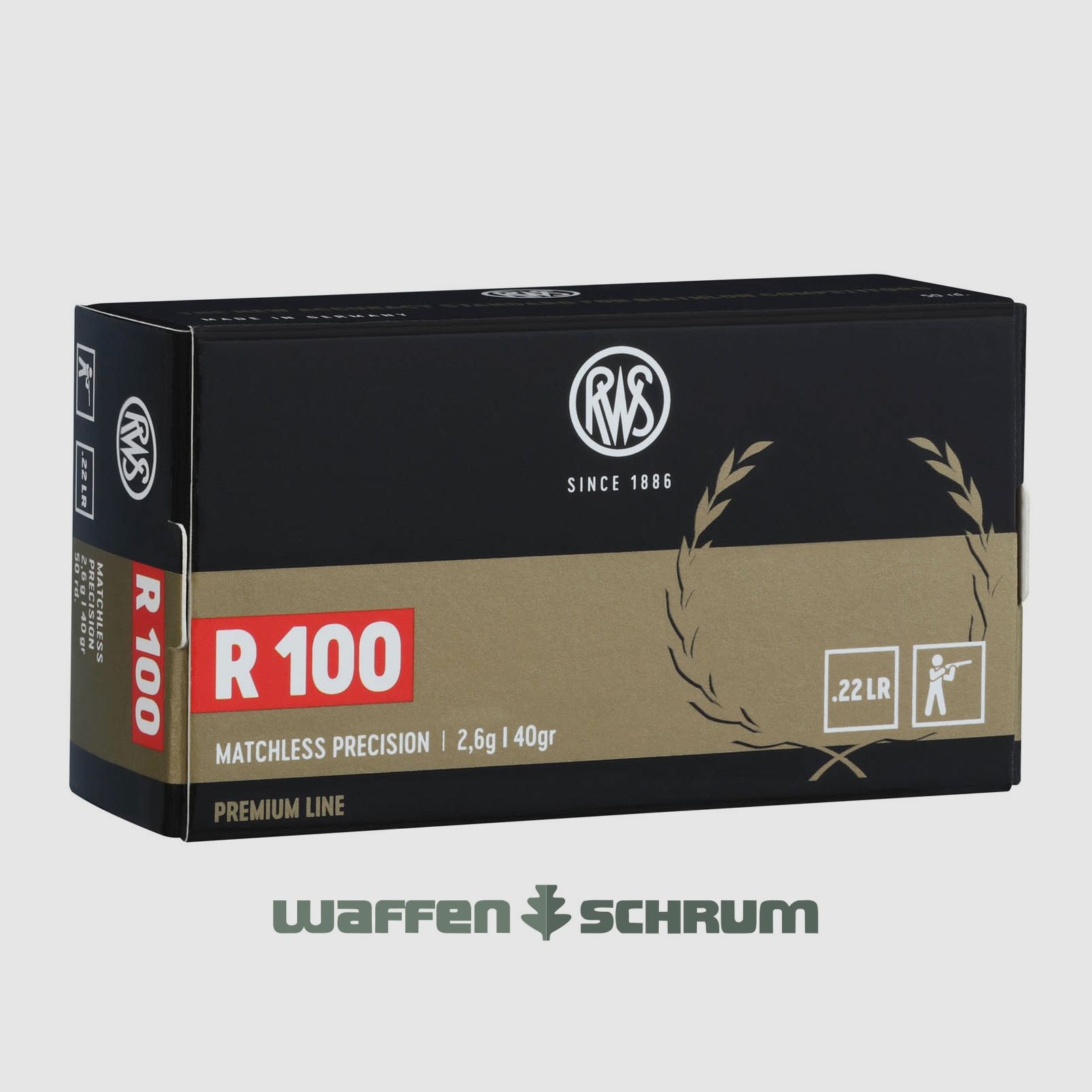 RWS R100 2.6g - 40gr. .22lr