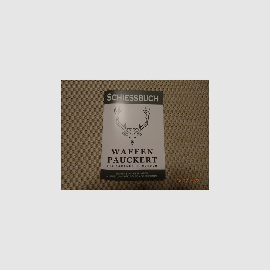 Schießbuch für aktive Sportschützen DIN A6 für 80 Eintragungen