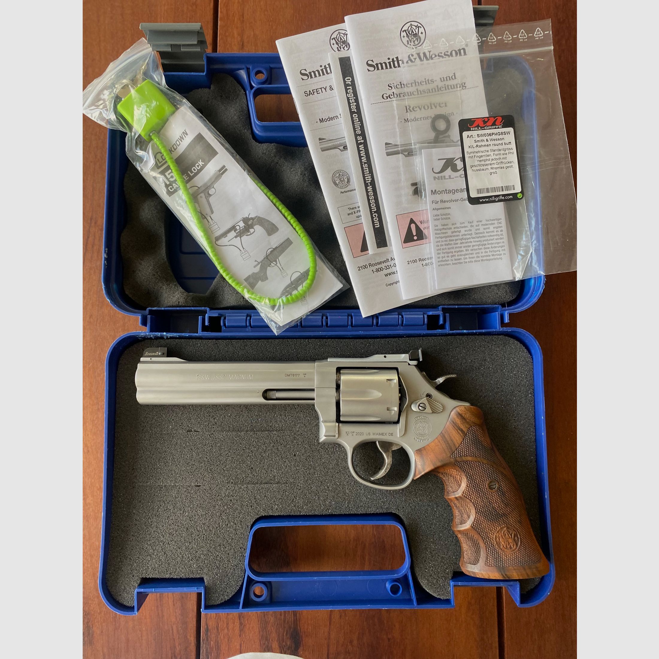 Smith & Wesson Revolver Modell 686 Target Champion Match Master .357 Magnum, immagine 8 di 8