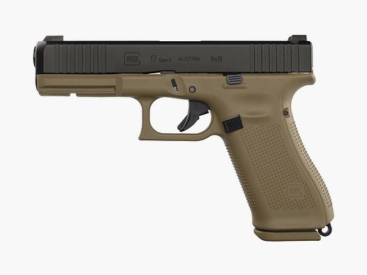 Pistola Glock G17 Gen5 FS FR Coyote 9 mm Luger 4,5" / 11,4 cm, standard