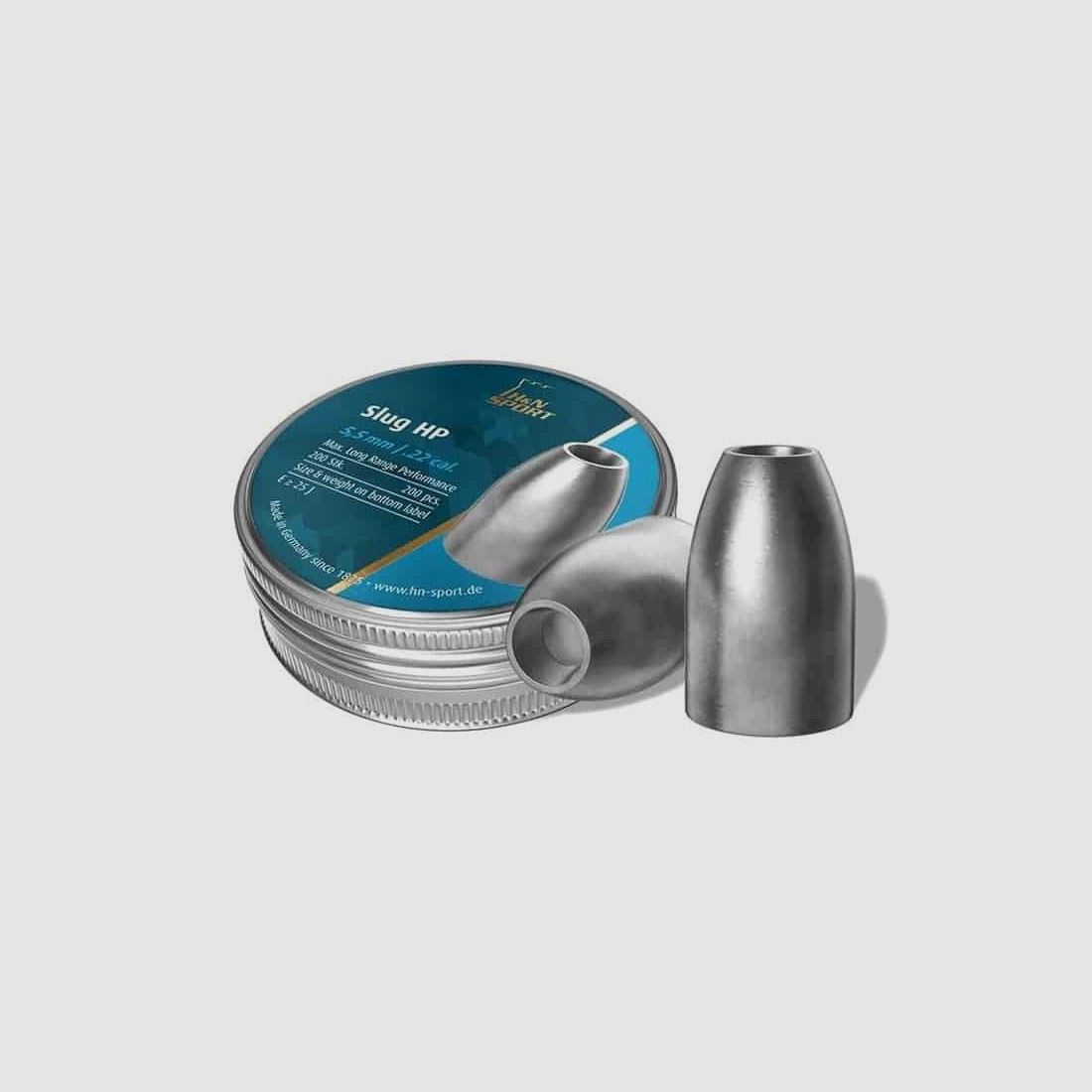Luchtbukskogels Slugs H&N 5.5 mm HP 23 grain (.218)