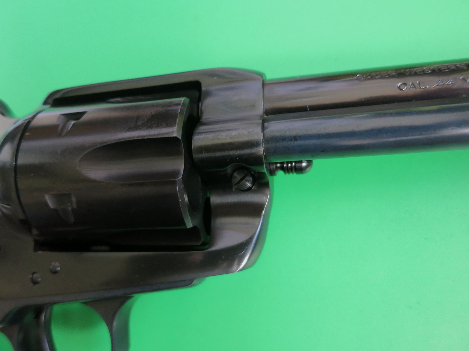 Western revolver, FJ. P. Sauer & Sohn, Western six-shooter, .44 RemMag, collector's condition #65, image 10 of 13