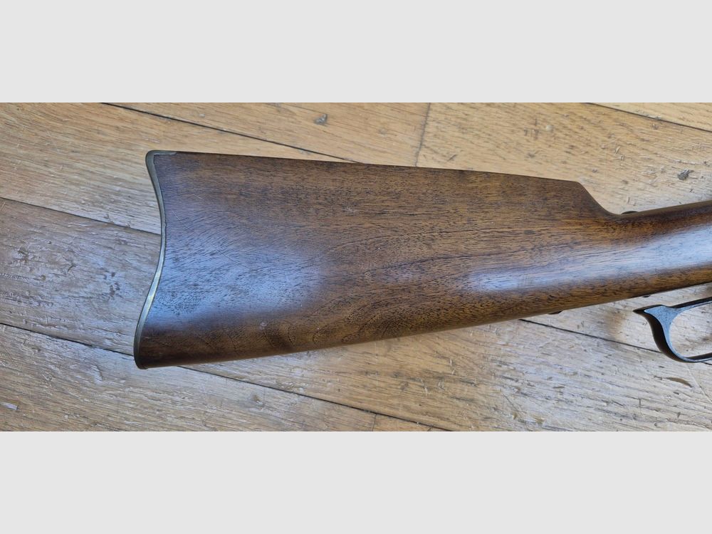 Sehr schöne Winchester 1866 – Modell Karabine für Navy Arms – Waffe Uberti Made in Italy von 1973 – Kal. 44-40 Win – 9 Schuss +1 – Ausgezeichneter Zustand! – Eine der besten, wenn nicht die beste Reproduktion für den US-Markt – TBE+ /TBE++, Bild 4 von 32