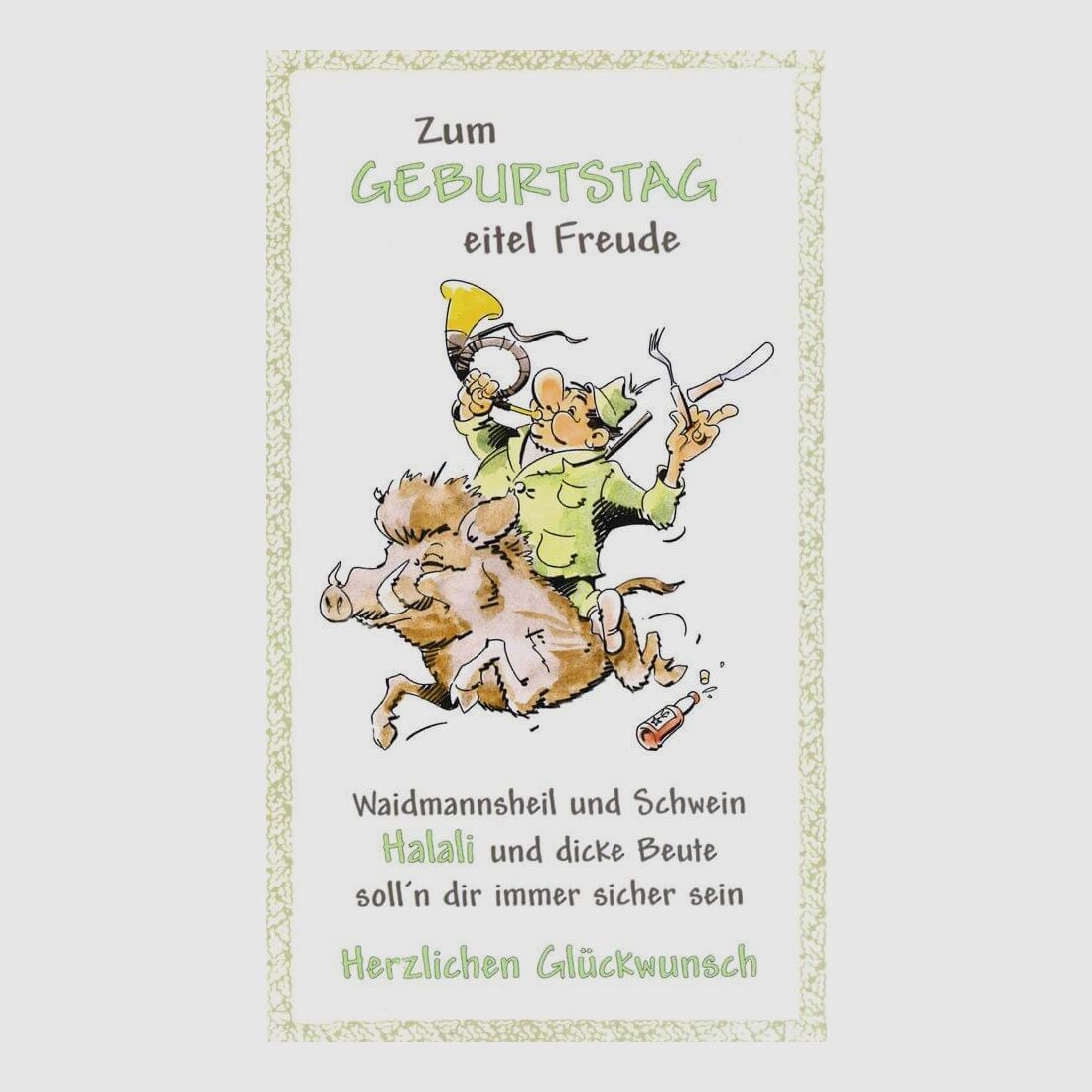 Glückwunschkarten – "Eitel Freude"
