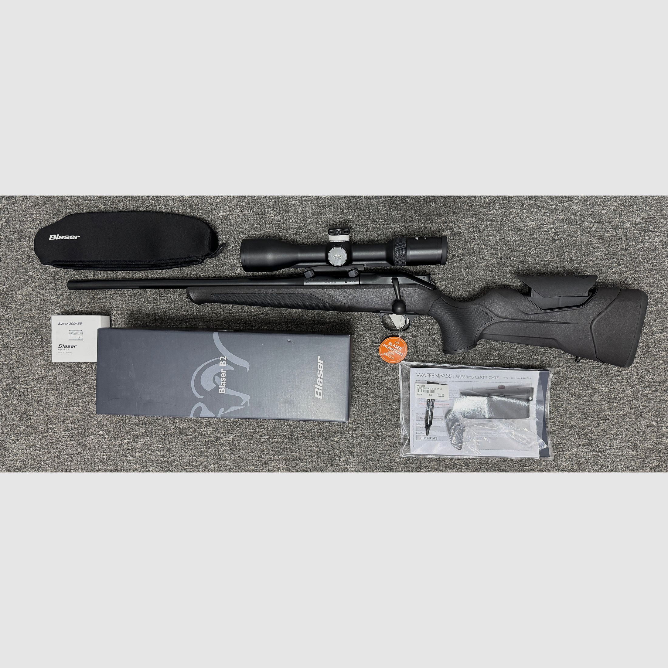 Blaser R8 Professional 2.0 !!links!! - .308 Win. + M15x1 + LL 52cm + Blaser B2 3-18x50iC - Neuwaffe