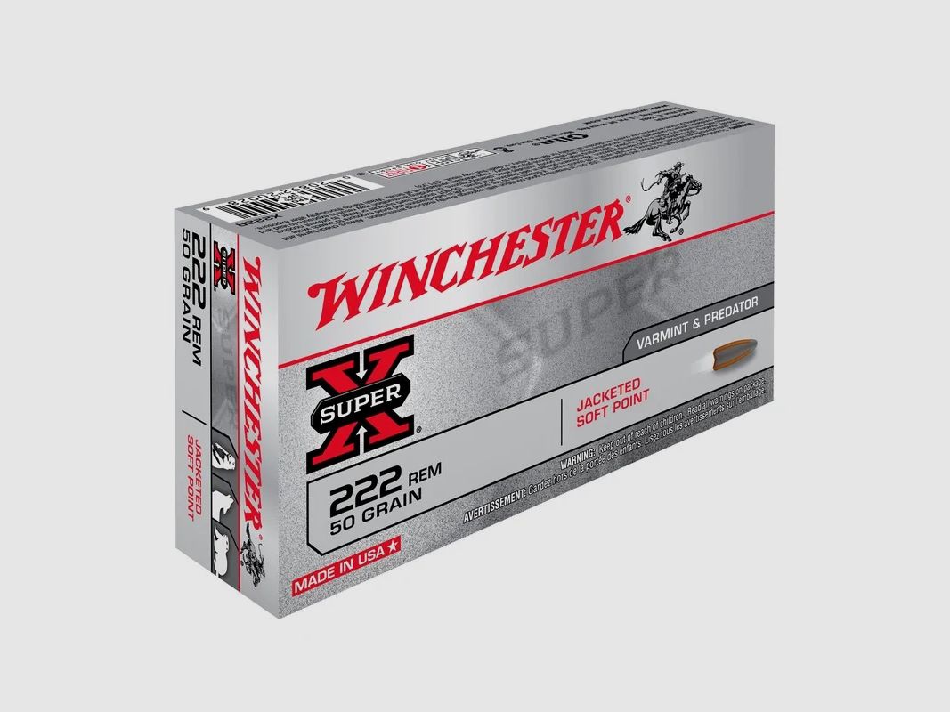 AMUNICJA KULOWA WINCHESTER .222 REM POWER POINT 50GR
