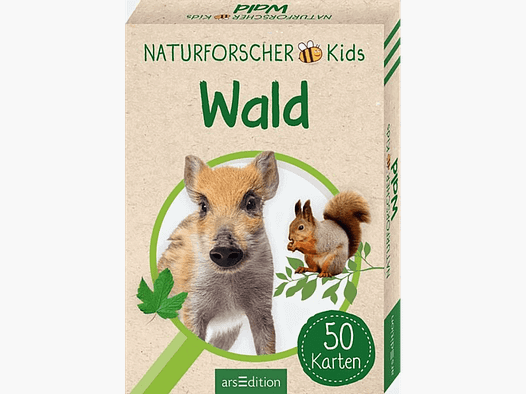 Kinder-Kartenspiel "Naturforscher Kids - Wald"