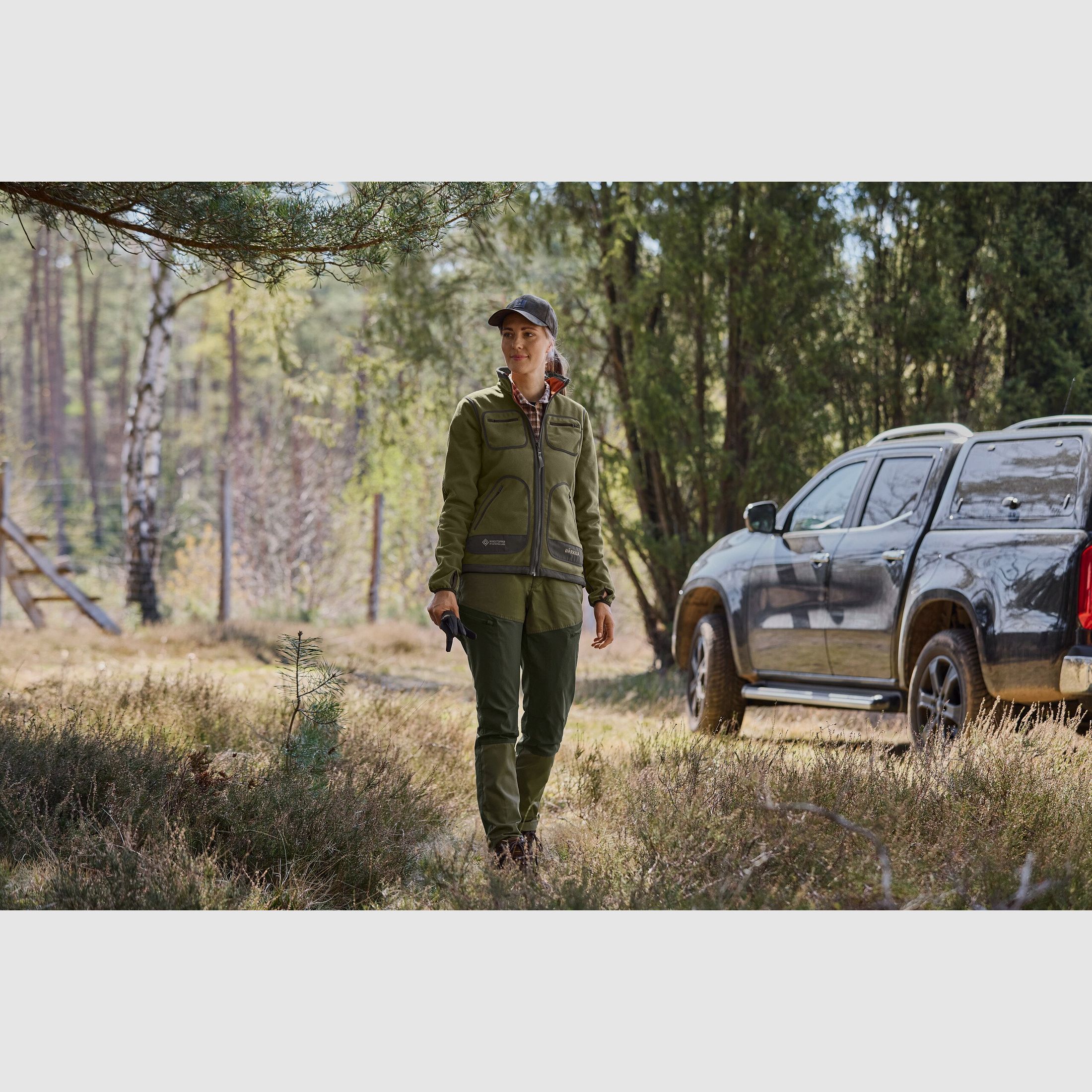 Härkila Fleecejacke Kamko, wendbar