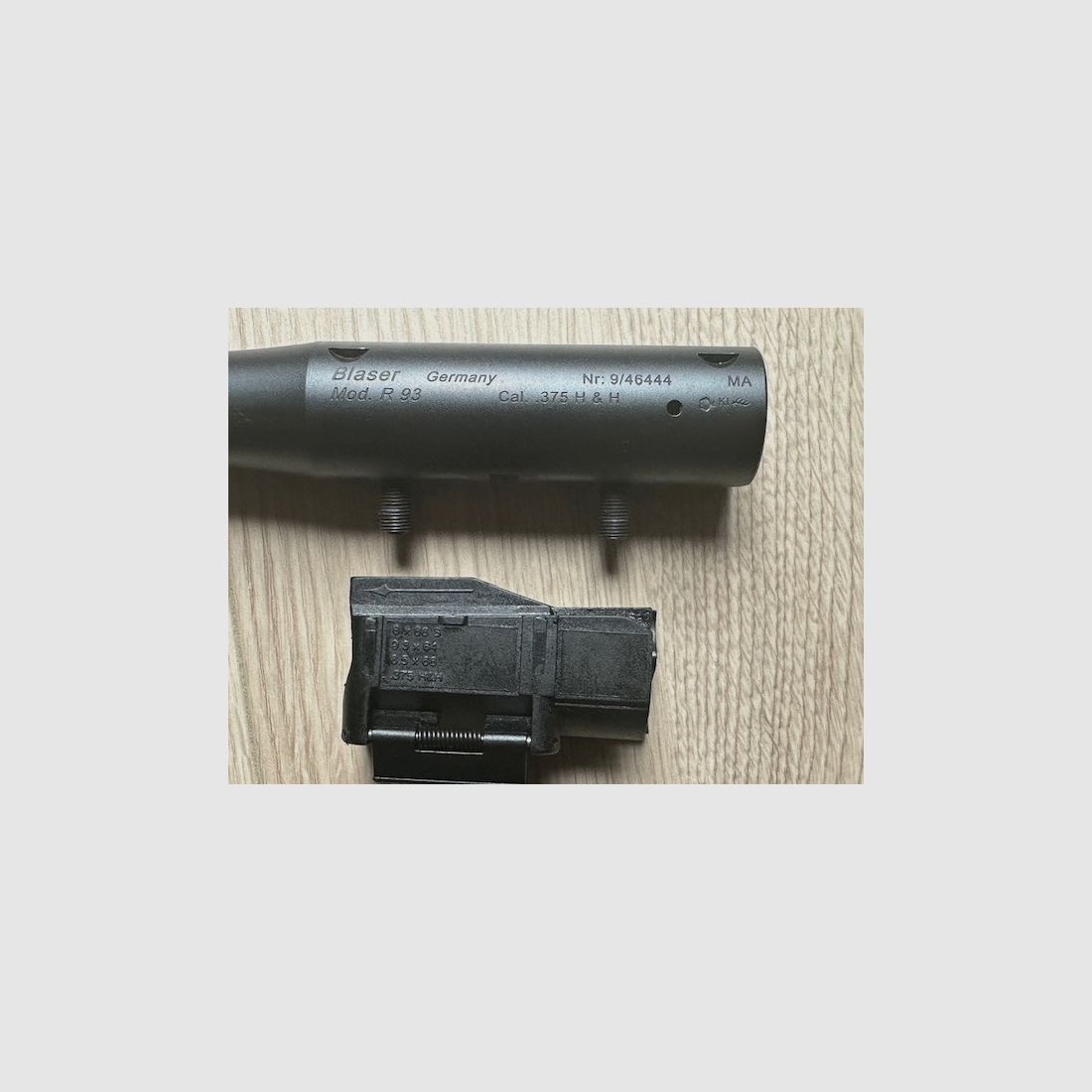Blaser R93 gebrauchter Wechsellauf im Magnumkaliber 375 H&H mit Magazineinsatz