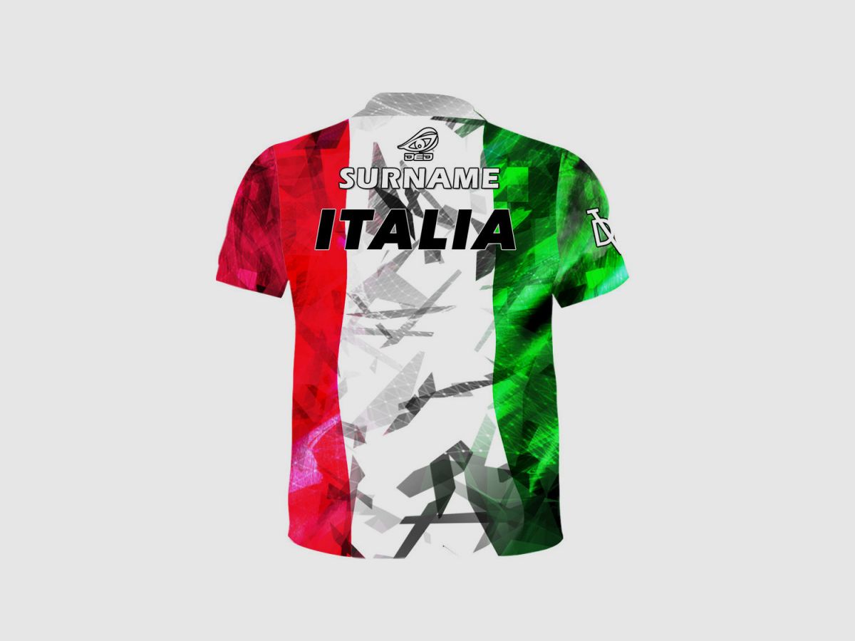 DED IPSC Italien T-Shirt, Größe: XXL, Benutzerdefinierter Name: Mit Benutzerdefiniertem Namen, Kleidungstyp: Kinder, Bild 2 von 3