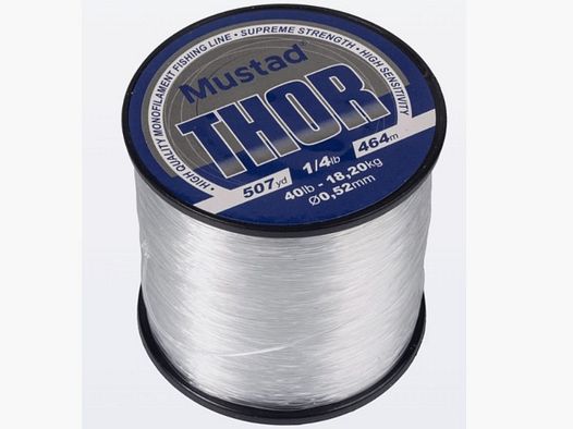 MUSTAD THOR MONOFILAMENT TRANSPARENTE