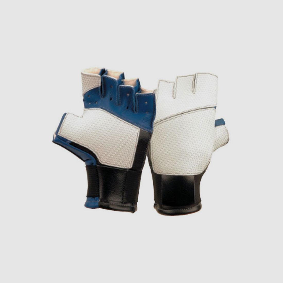 Kustermann Grip Fingerless Blue Shooting Gloves