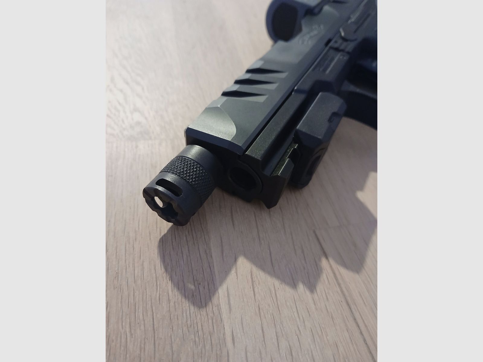 Gewindeschutzmutter / Kompensator 1/2x28 UNEF für 9mm, Bild 3 von 3