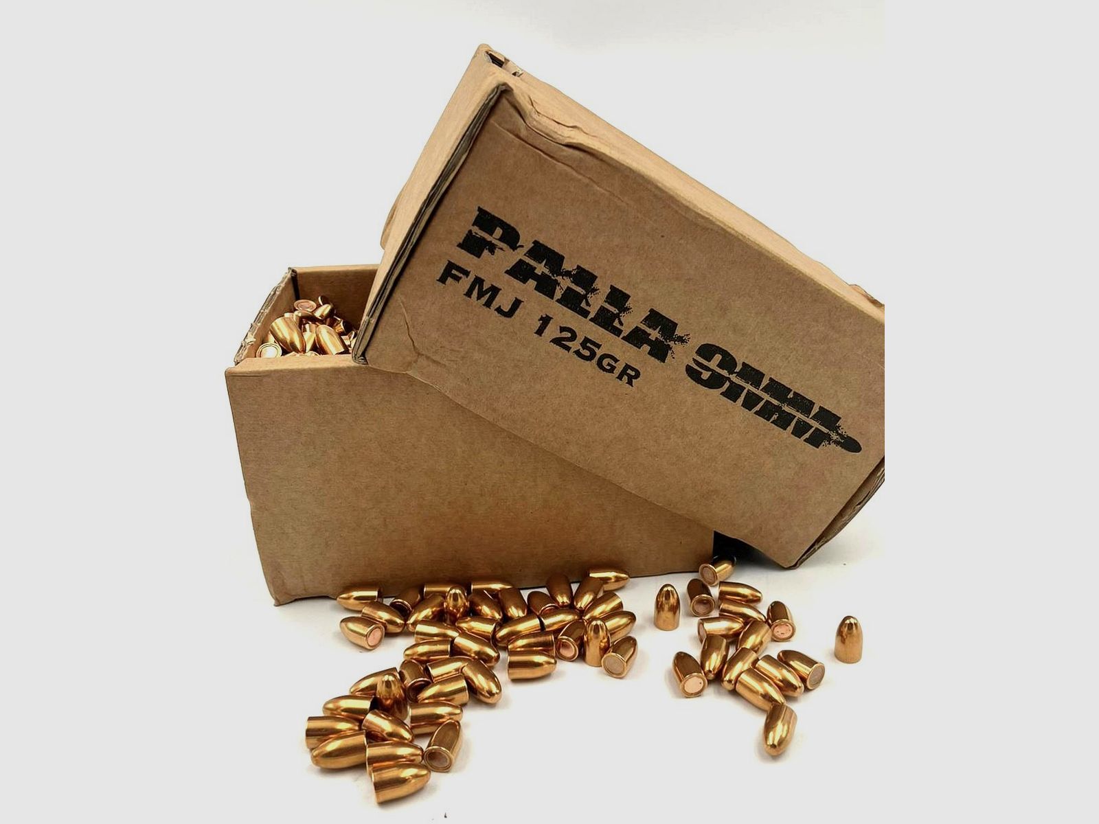 Projectiles de pistolet/revolver, .356 FMJ, 125 gr, 1.000 pcs, 9×19, balle pleine avec base fermée, image 3 sur 4