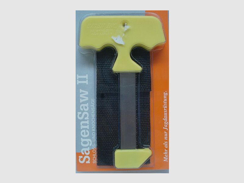 Aufbrechsäge gelb 8,5cm - Sägeblatt, mit Tasche
