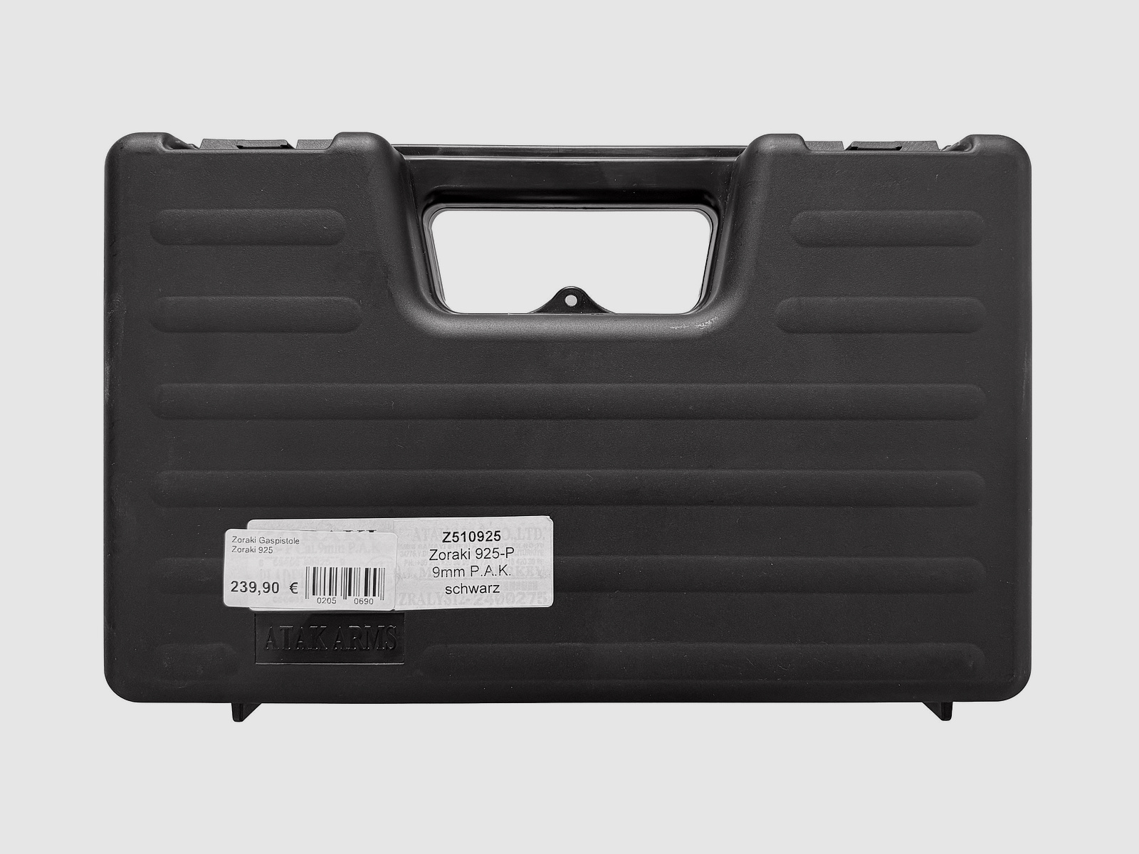 Zoraki 925-P schreckschuss pistool 9mm P.A.K. zwart - 5 magazijnen - 100 knalpatronen - NIEUW