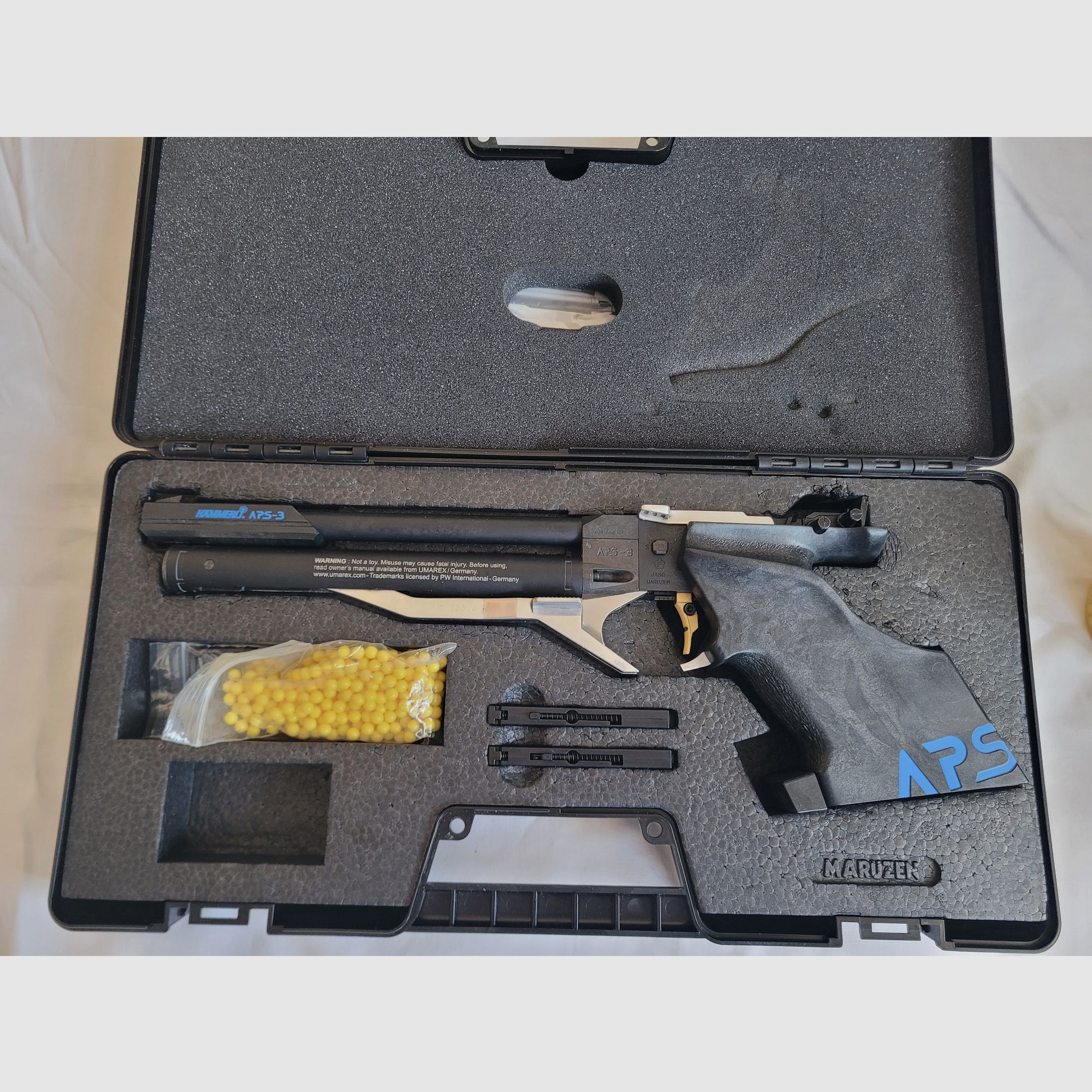 HÄMMERLI MATCHPISTOLE APS 3, 6 MM BB, NAPINACZ POD DŹWIGNIĄ, NIEUŻYWANA, zdjęcie 2 z 7
