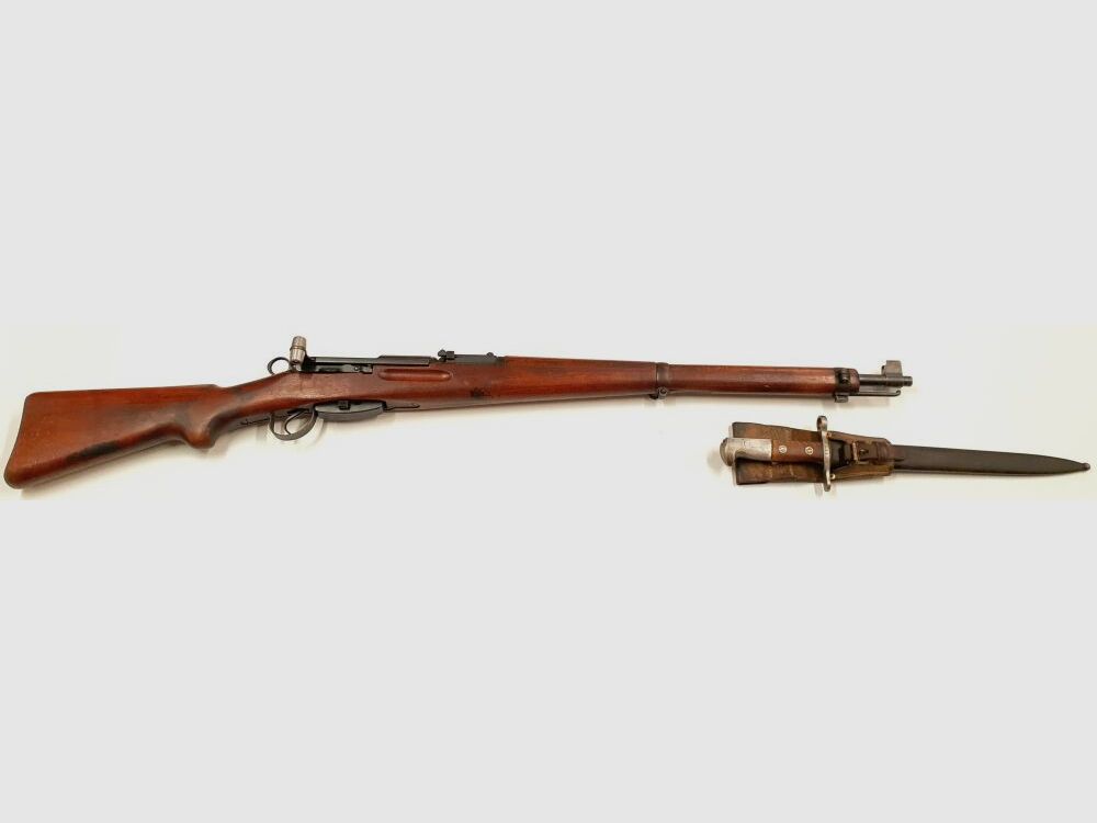 Waffenfabrik Bern W+F	 Schweizer K31 komplett nummerngleich + Bajonett