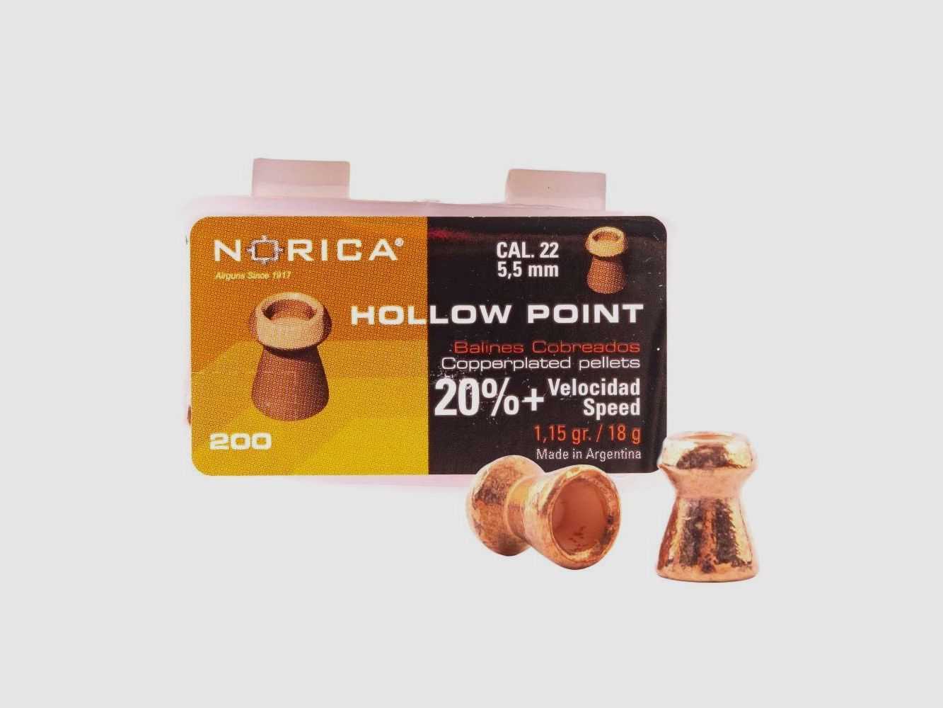 Norica Diabolo Hollow Point 5.5 mm / 1.15 g / 200 pcs