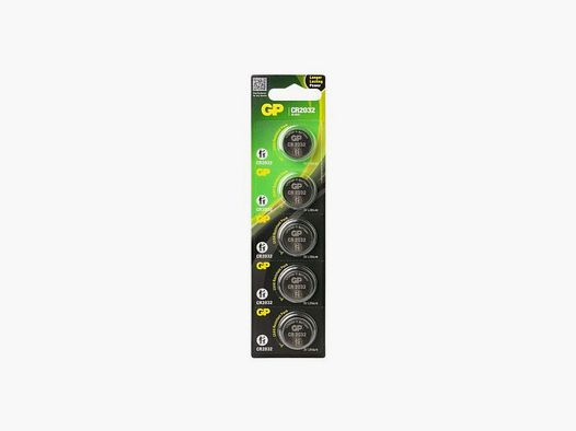 CR2032 GP Lithium Button Cell 3V 5 Pieces