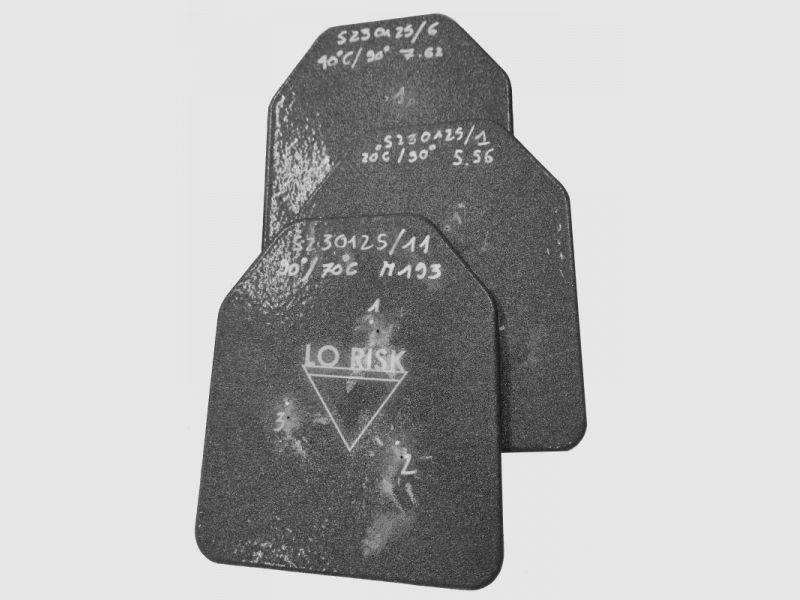 FERRO 7 KÖRPERSCHUTZPLATTE - VPAM 7 - STAHL - MULTI HIT