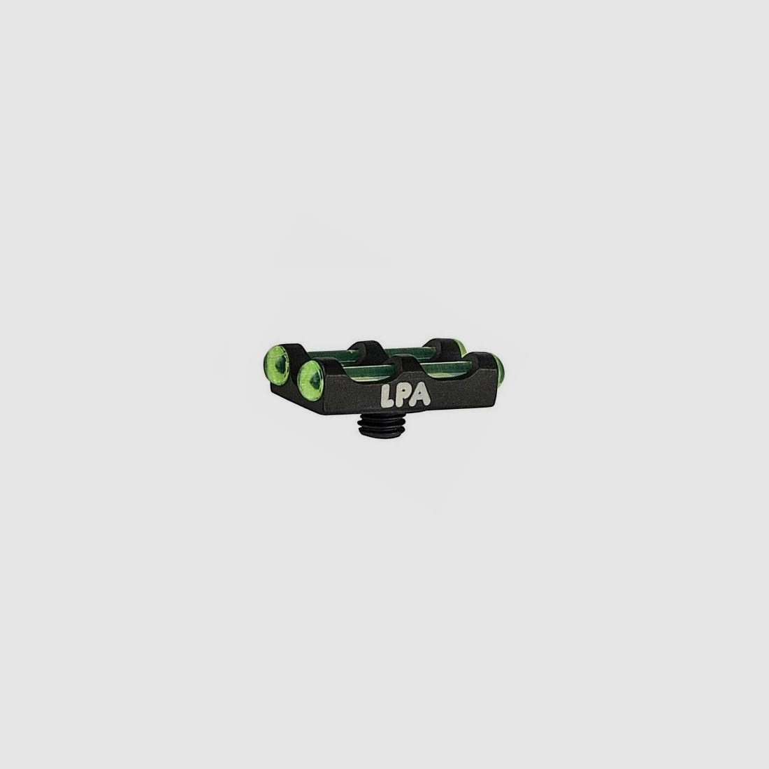 Visor de fibra verde escopeta con riel