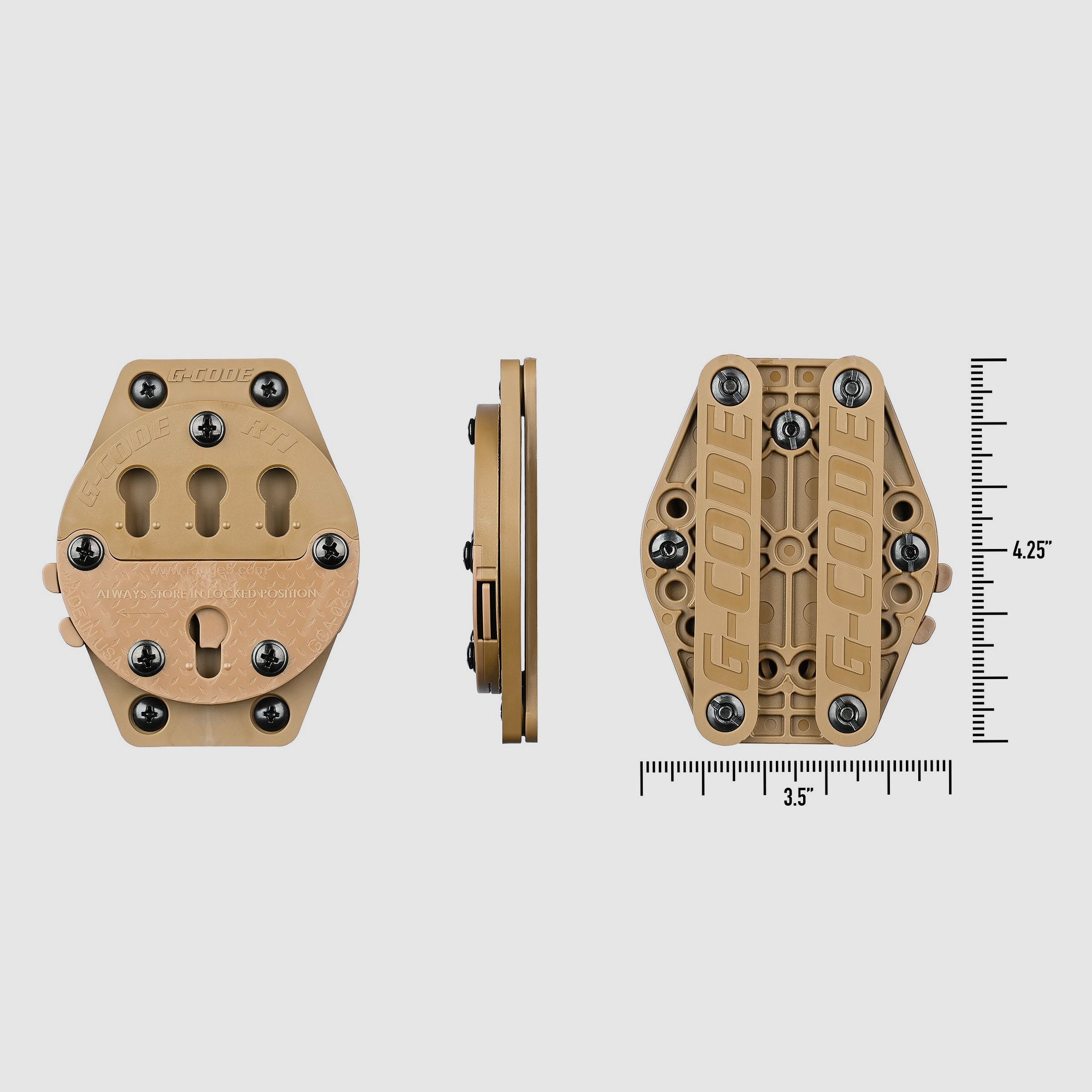 G-Code RTI Battle Belt Molle Adapter, Bild 4 von 13