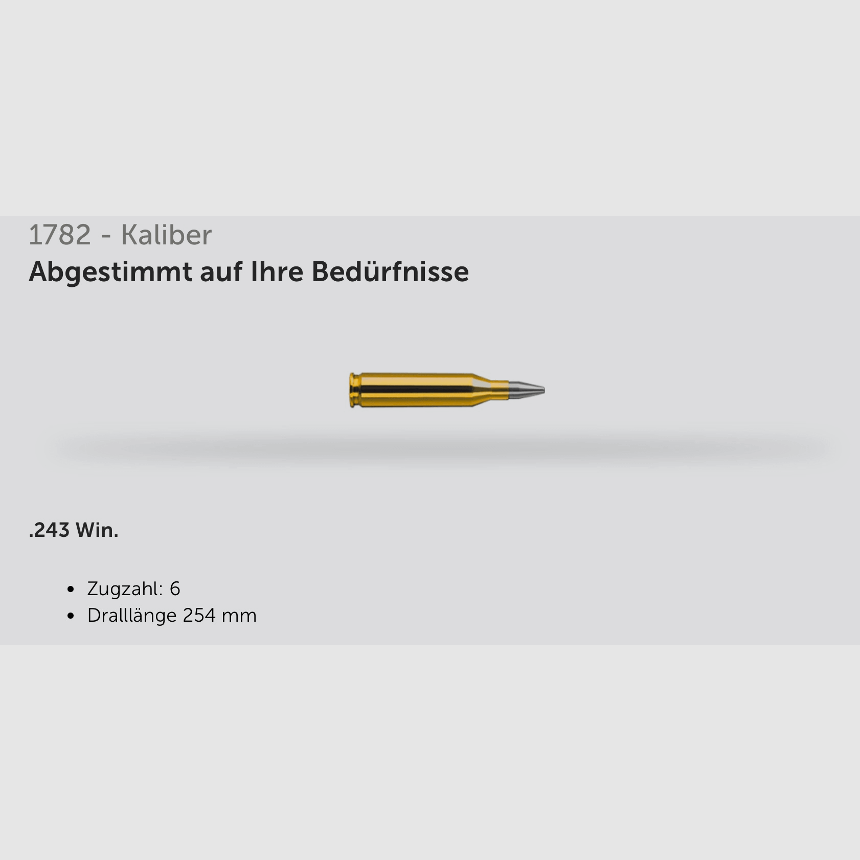 J.G. Aschütz 1782 D G-15x1 Classic Kaliber .243 Win. Repetierbüchse LL 580mm M15x1 Gewinde
