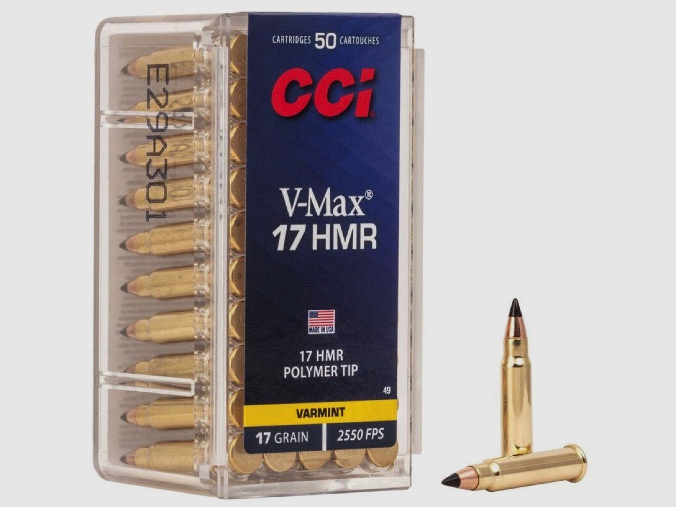 CCI V-Max 17gr 50pz .17HMR, immagine 1 di 3