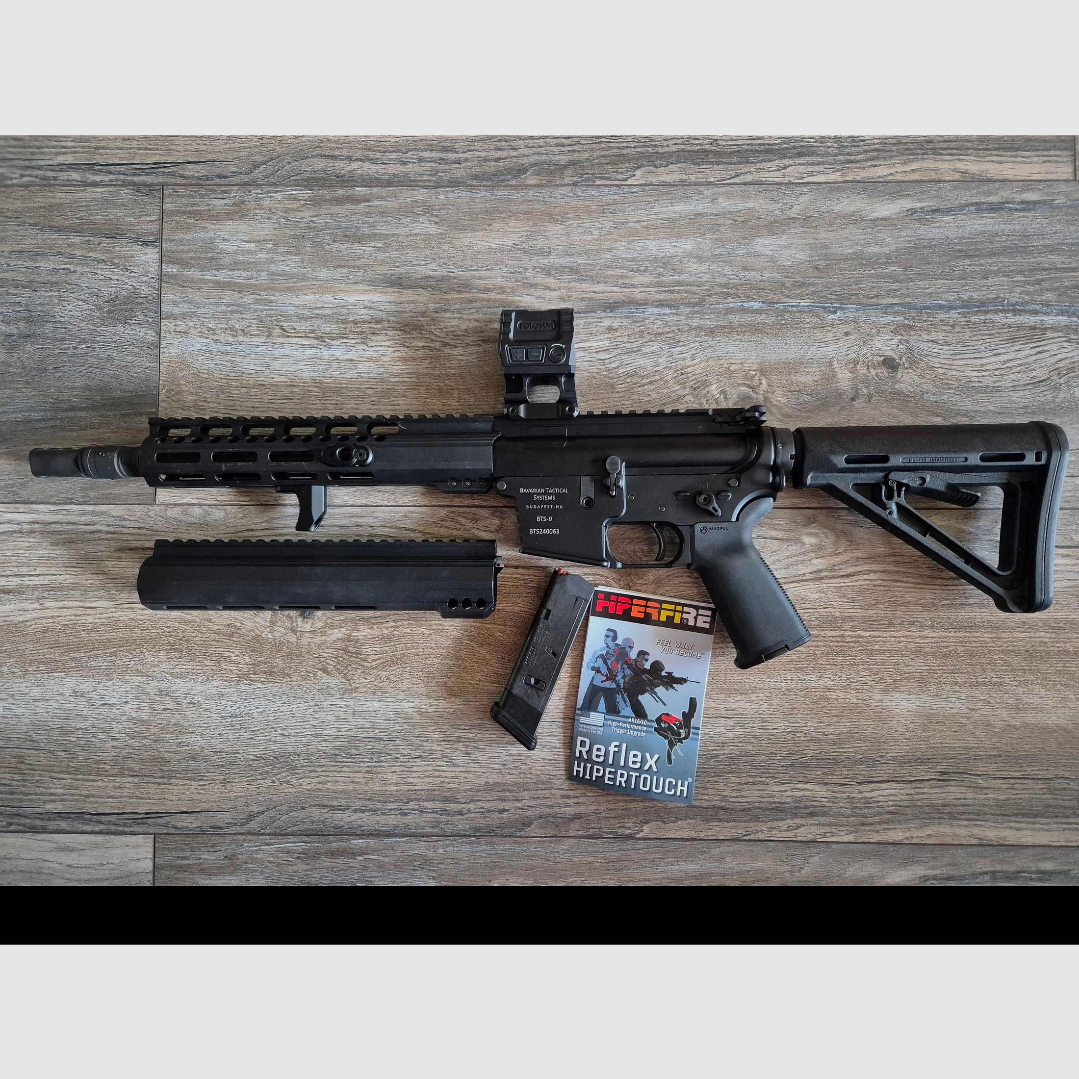 BTS-9 Sport 10'' 9mmLuger rifle sistema AR