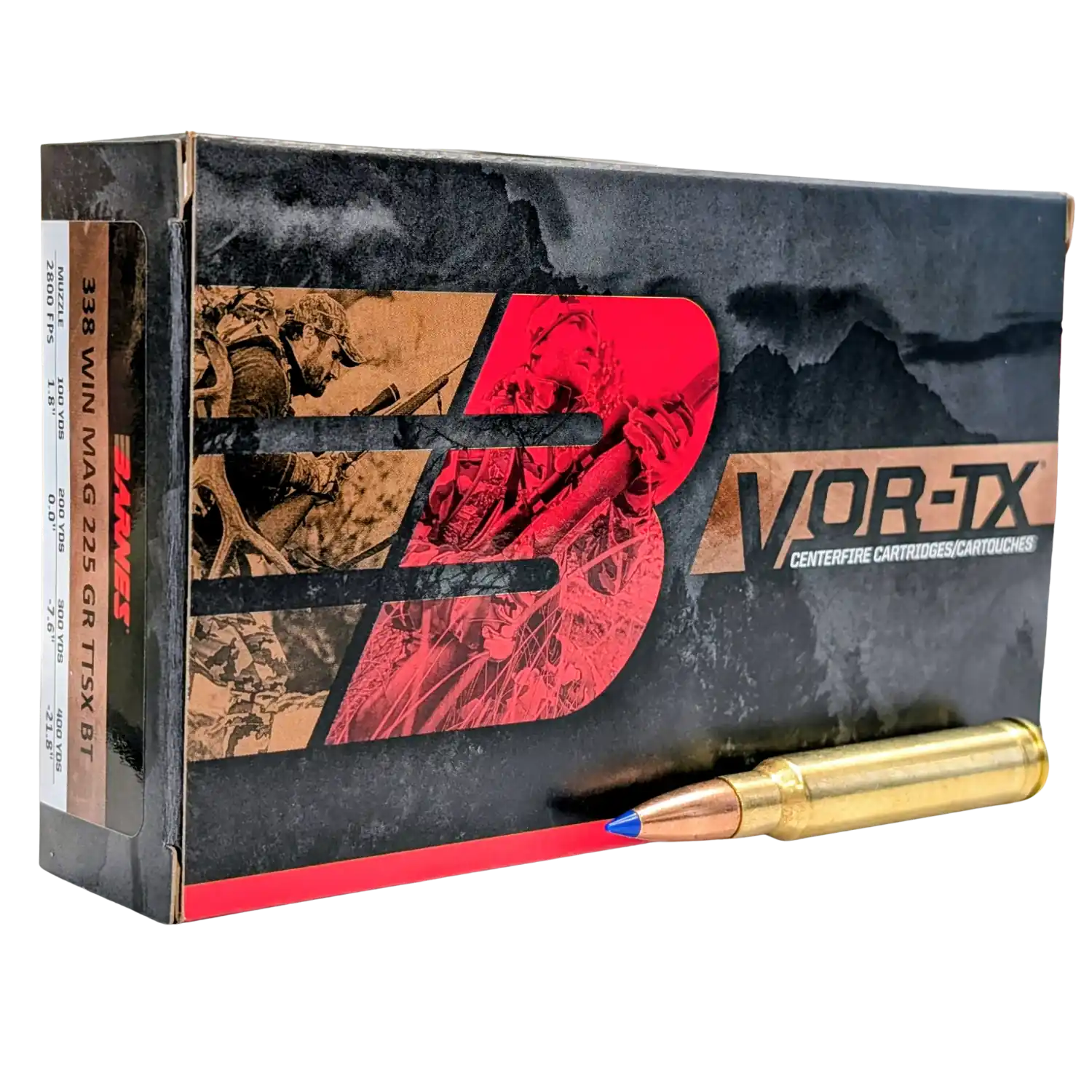 Barnes VOR-TX TTSX .338WinMag 225gr 20 colpi