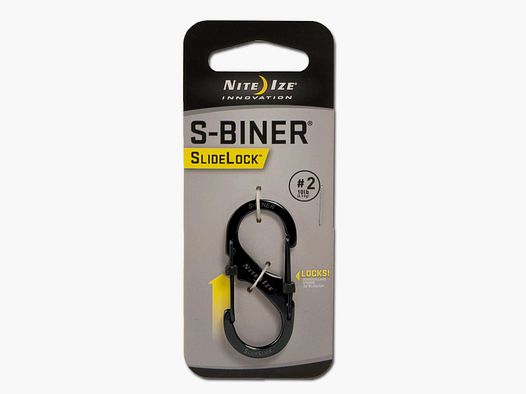 Nite Ize Nite Ize Karabiner S-Biner SlideLock Gr. 3 Edelstahl schwarz