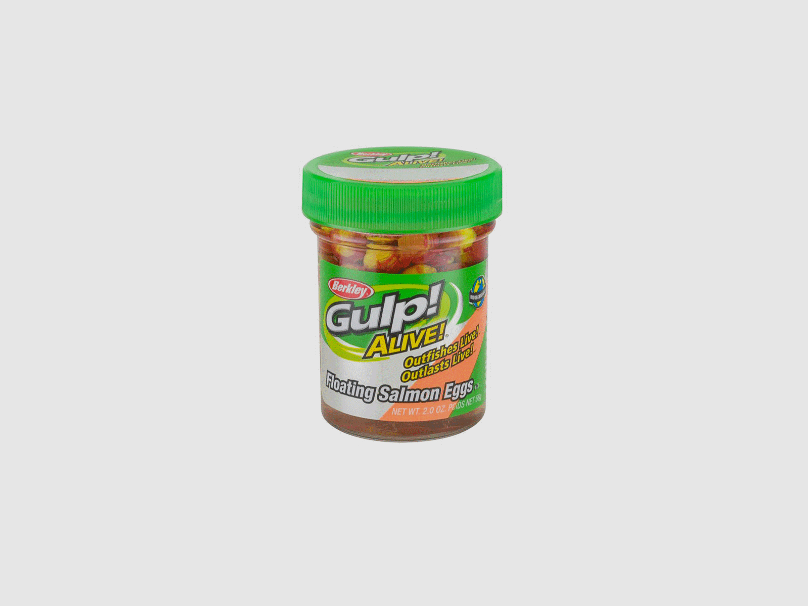 BERKLEY – GULP! ALIVE! TUTTI FRUTTI Floating Salmon Eggs 2.0oz (58g), image 1 of 2