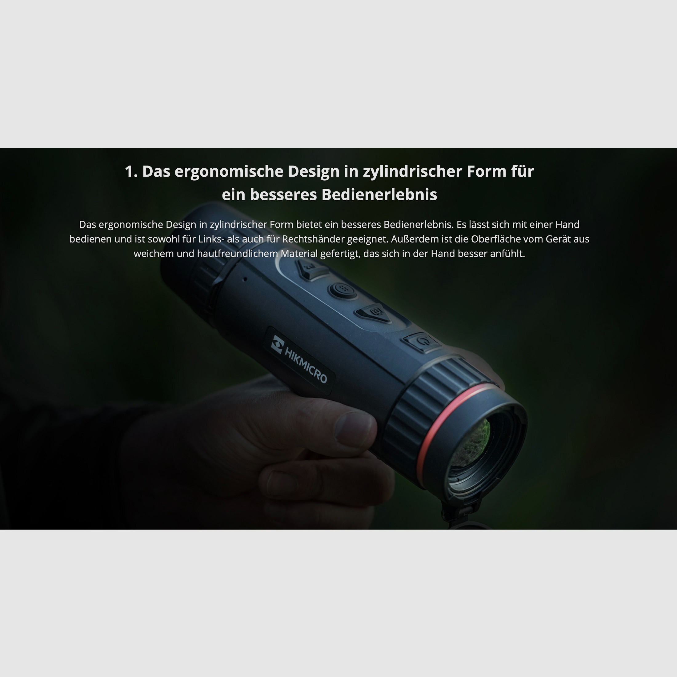 Hikmicro Monokular Falcon FQ35 Wärmebildkamera 640 x 512 12 μm <20 mK