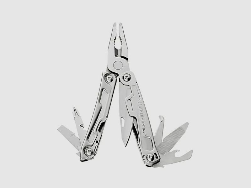 LEATHERMAN REV kleur STAAL multitool tang, afbeelding 1 van 2