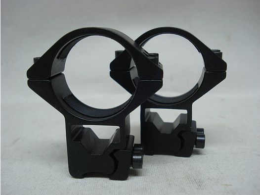 Montaje de anillos de 30 mm, alto - para riel de 11 mm, altura 25 mm